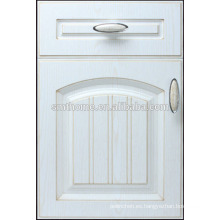 Puerta de armario de cocina de pvc retro de color blanco